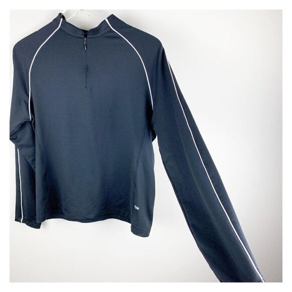 Adidas Vintage Black Thermalite Quarter Zip Jacket - Picture 3 of 10